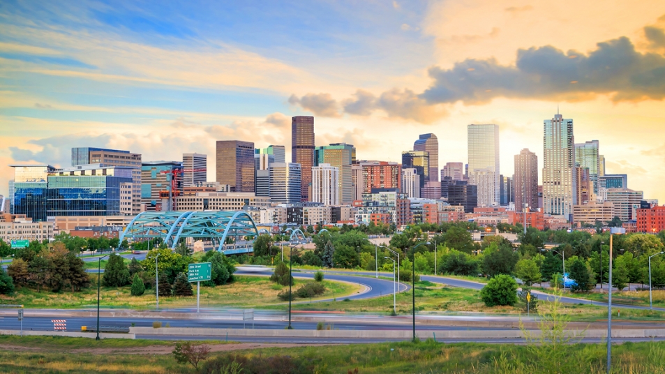 Denver | rcastlemortgage.com A beautiful View of the Denver city skyline. Showcasing its many beautiful tall building and architecture. Great place for homeowning. Get a quote from Robert Castle Mortgage today.